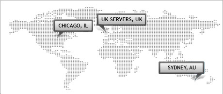 Several data center locations Several data center locations